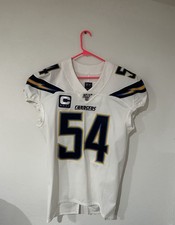 Los Angeles Chargers NFL 100 Team Issued Jersey #54 Ingram III Captain Patch