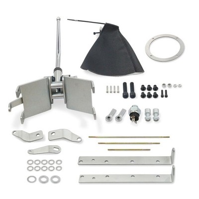Transmission Shifter Turbo 350 Chrome Automatic Shifter Kit with 12'' Stick Co...