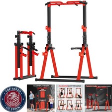 Space-Saving Adjustable Pull Up Power Tower -...