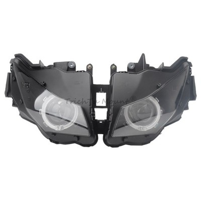 Fully Headlamp White Angel Eye White Devil Headlight For Honda CBR1000RR 2012-16