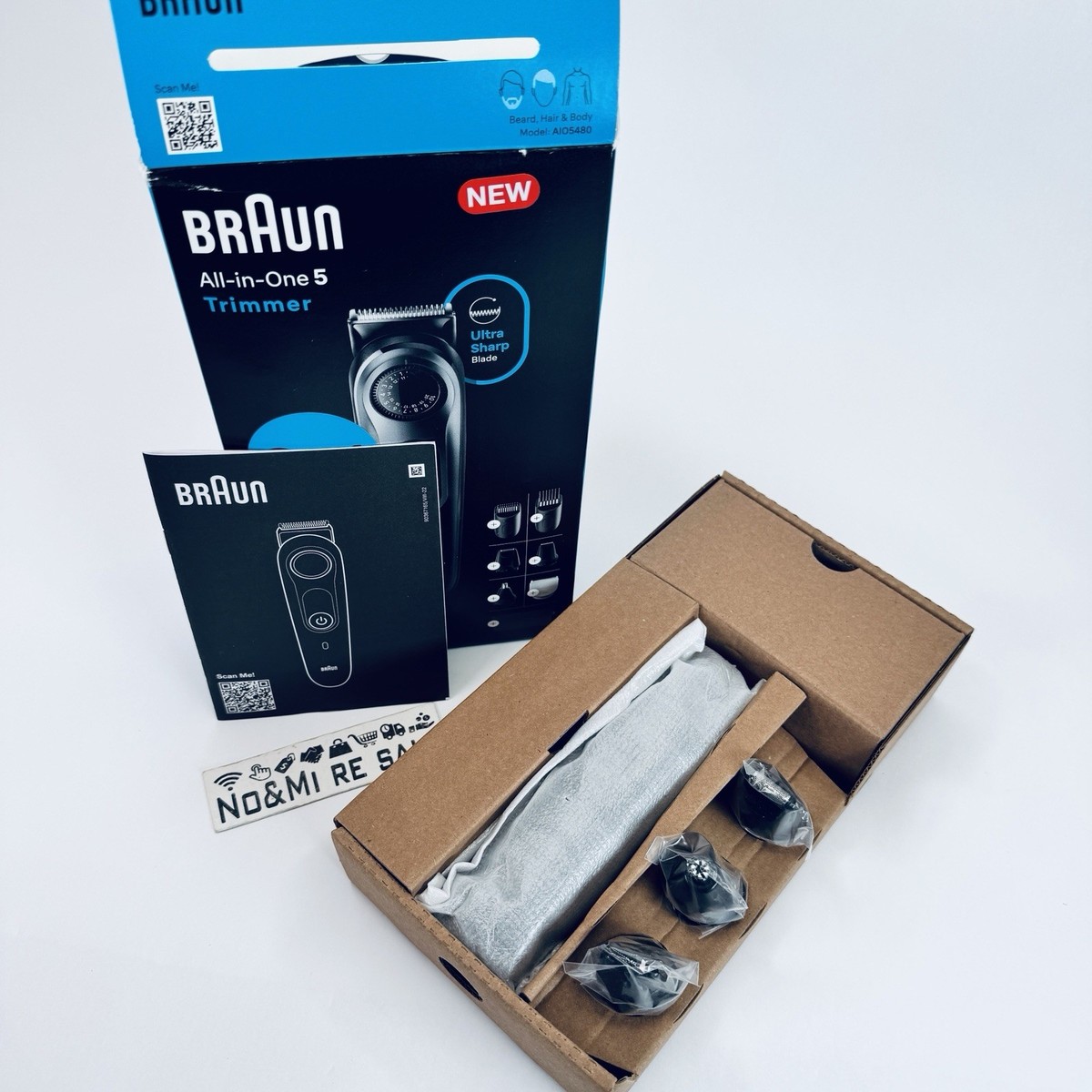 Braun All-in-One Style Kit Series 5 5480, 8-in-1 Trimmer for