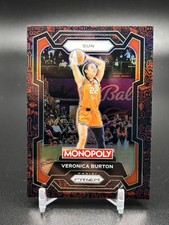 2024 Panini WNBA Monopoly Prizm Veronica Burton Red Classic Icons Prizm #1 SUN