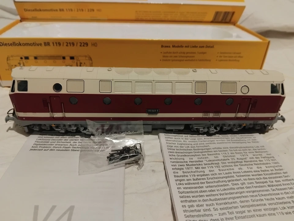 BRAWA H0 41086 Diesellok BR 119 049-5 DCC Digital Sound - Bild 4 von 4