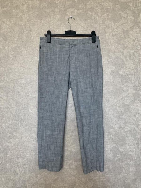Women Bogner Trousers Grey Wool 38 #64GK