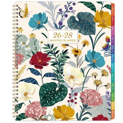 3 Year Monthly Planner Calendar 2026-2028 Large Agenda Multicolor 9x11 In L