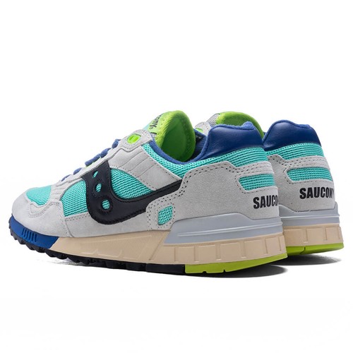 Saucony Shadow 5000 Cream Beige Aquamarine S70665-7 sz 13 Men's - Picture 2 of 6
