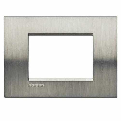 Placca Cieca Faeg Per Bticino Magic - Colore Argento - Modello FG11100.10 - Alluminio