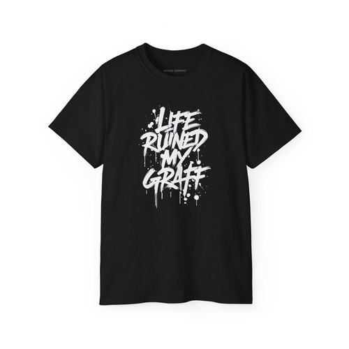Graffiti Tee, Urban Graphic Shirt, Hip Hop Streetwear Top, Unisex Baumwolle - Bild 2 von 54