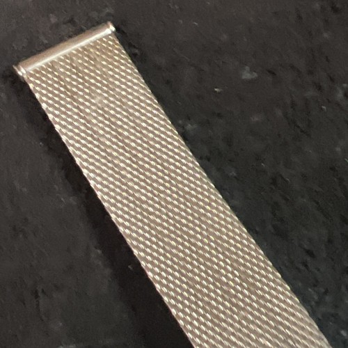 Vintage Kreisler Mesh Stainless Straight Ends 18MM Band Milanese Bracelet - Picture 3 of 12