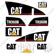 Fits Caterpillar TH360B Decal Kit Telehandler - 7 YEAR OUTDOOR 3M VINYL!
