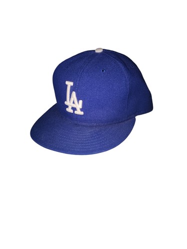 New Era 59Fifty Mens Blue MLB LA Dodgers Post Season Fitted Hat Size 7-5/8 - Picture 2 of 8