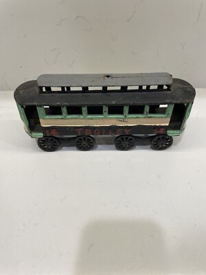 Vintage Cast Iron Trolley #14 by John Wright Foundry USA