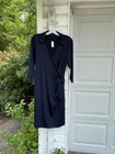 NWT Talbots Take You Anywhere Easy & Comfortable Navy Wrap V-Neck Dress 2X