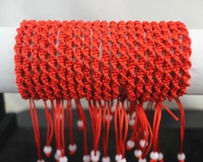 Wholesale Lots 50pcs Red Bracelets Women Trendy Jewelry Lady's Bracelet