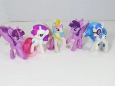 My Little Pony Lot MLP Unicorns Hasbro Purple White C8723