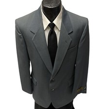 NWT NEW NoS Vtg 60's Webster Men's Gray Sport Coat CHALK STRIPE Jacket Blazer 42