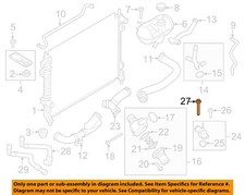 FORD OEM 15-23 F-150,Mustang Cooling Water Pump-Connector Pipe Bolt W716702S437