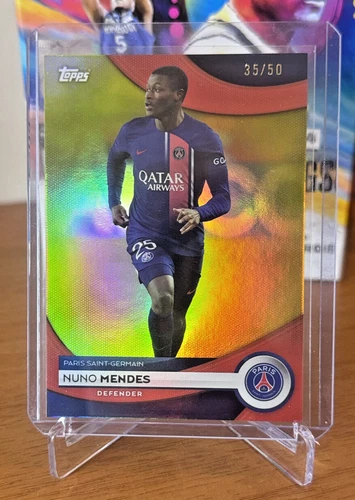 2023-24 Toops Paris Saint-Germain Team Set Nuno Mendes /50 GOLD