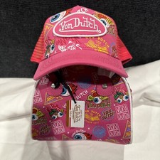 Von Dutch Hot Pink Trucker Hat & Hot  Pink Hand Bag Brand New Both Sold Together