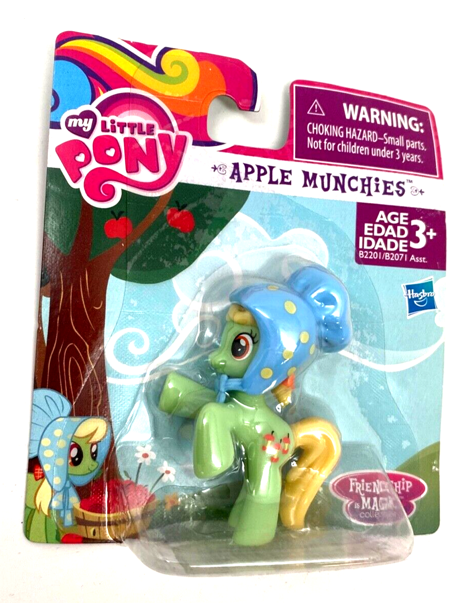 My Little Pony Mini Apple Munchies con Cappello Figura L'amicizia è magia NUOVO