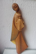 sehr schöne , alte Holzfigur ,  Wandfigur ,  Madonna mit Kind , 50cm 