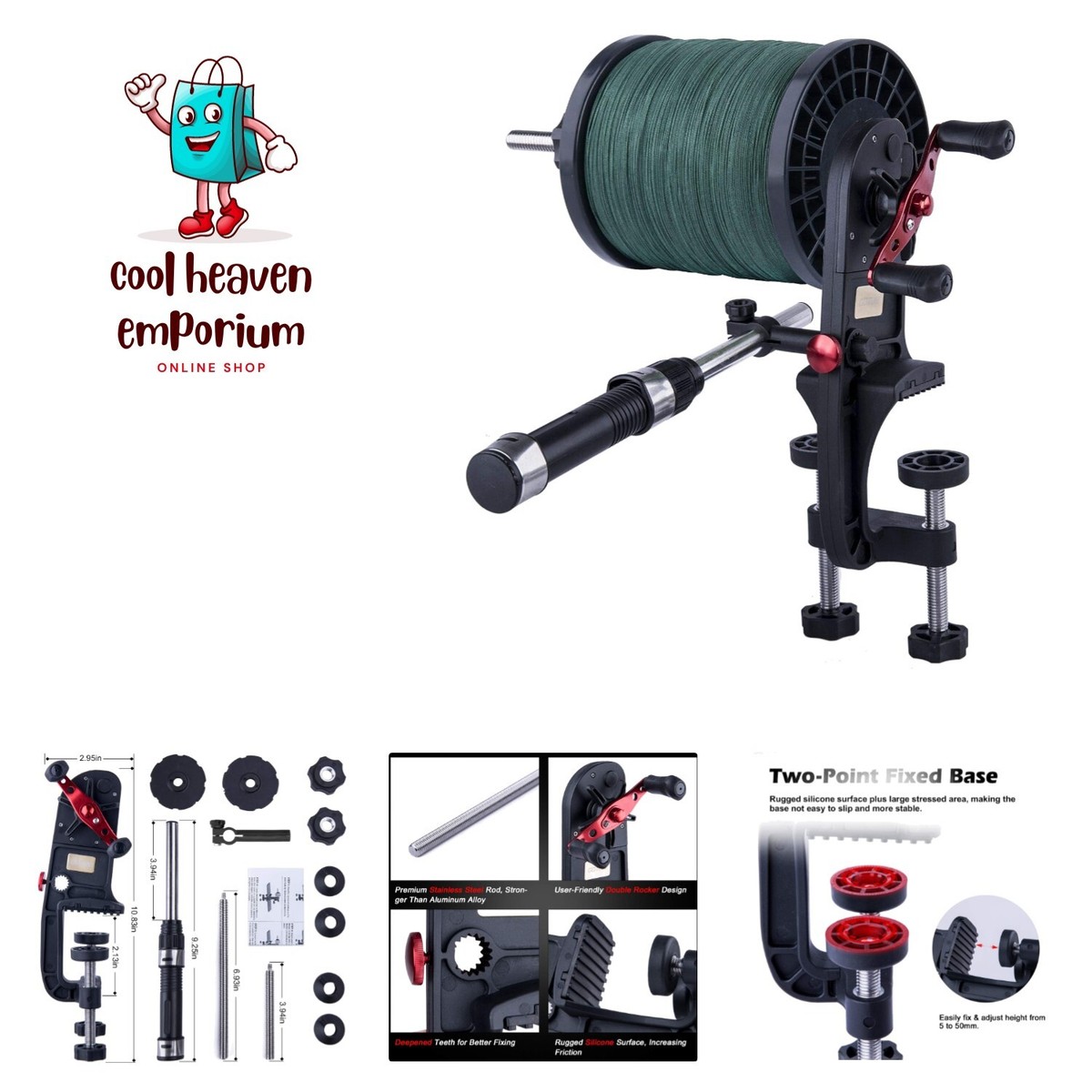Fishing Line Spooler Winder Machine Reel Spooler Fishing Line