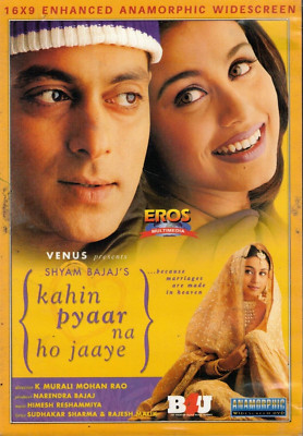 Kahin Pyaar na ho jaaye - Salman Khan, Rani Mukherji   - Hindi movie [DVD]EROS