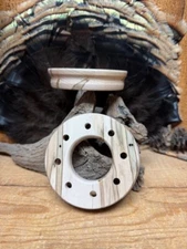 1- Easy grip Double-sided Ambrosia Maple Turkey Call Pot only  unfinished  DS8AM