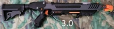 Scary Black Rifle Stock Adapter fits A Bug Shooting Salt Gun 2.0 2.5 3.0