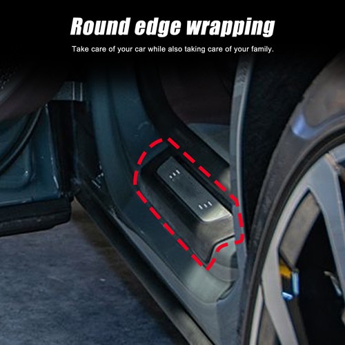 Cache plaque de protection seuil de boutiques porte extérieur en fibre de carbone mat pour Lamborghini URUS 18-23