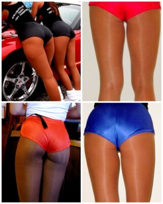 DISCONTINUED Dolfin Logo Shorts Pic Size Color Hooters Uniform Walk Run Yoga