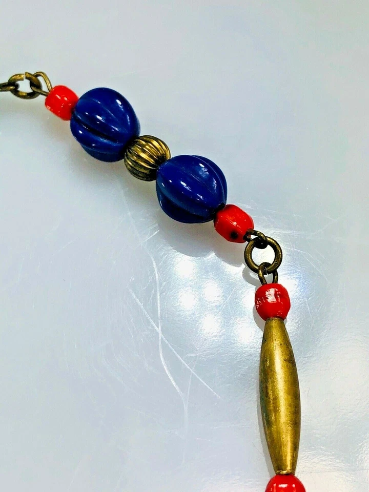 Collar de latón color cuentas Foto 4 de 4