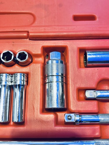 Juego de enchufes SAE de 6 puntos de unidad de 3/8" Snap On Tools 22 piezas ~ 222AFSP - PB17B - Imagen 5 de 8