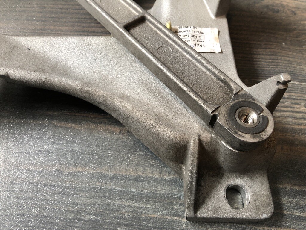 Lamborghini 407827301 Gallardo LH Hood Support Hinge Bracket 407 827 301 D OEM