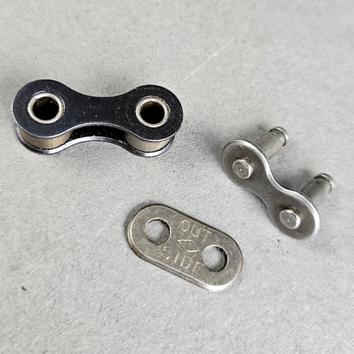 Diamond Skip Tooth Chain Link and Master - Extend your chain - 1" Inch Pitch NOS