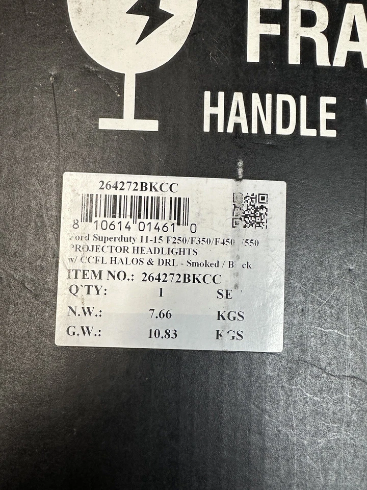 Faros proyectores ahumados F250/F350 Super Duty 2011 a 2016 Foto 4 de 4