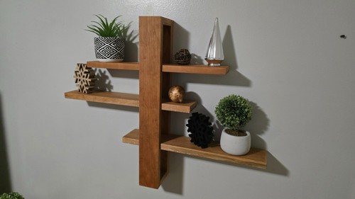 Floating Shelf Handmade made from cherry wood Book Shelf, Wall Decor, Home Decor - Picture 3 of 10