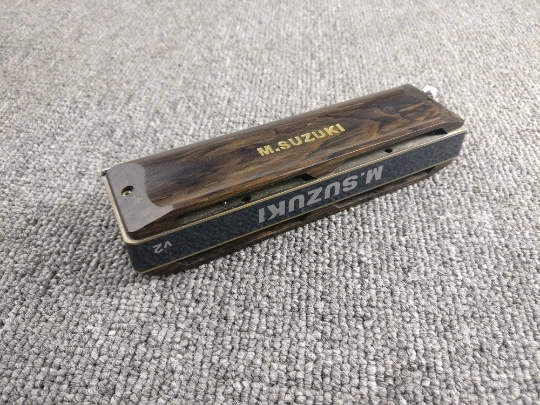 New Handmade Sandalwood Cover Plate for Suzuki SCX48 DIY Harmonica - Image 4 of 4