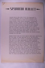 Spandau Ballet Press Release Original Reformation Bio and Diamond Promo 1982