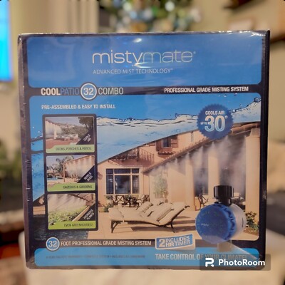 Misty Mate Cool Patio 32 Combo Professional Grade Home Misting System w/  Timer