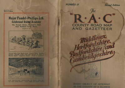 The R.A.C. Kreisstraßenkarte & Gazetteer Nr. 17 Middlesex, Hertfordshire,..........