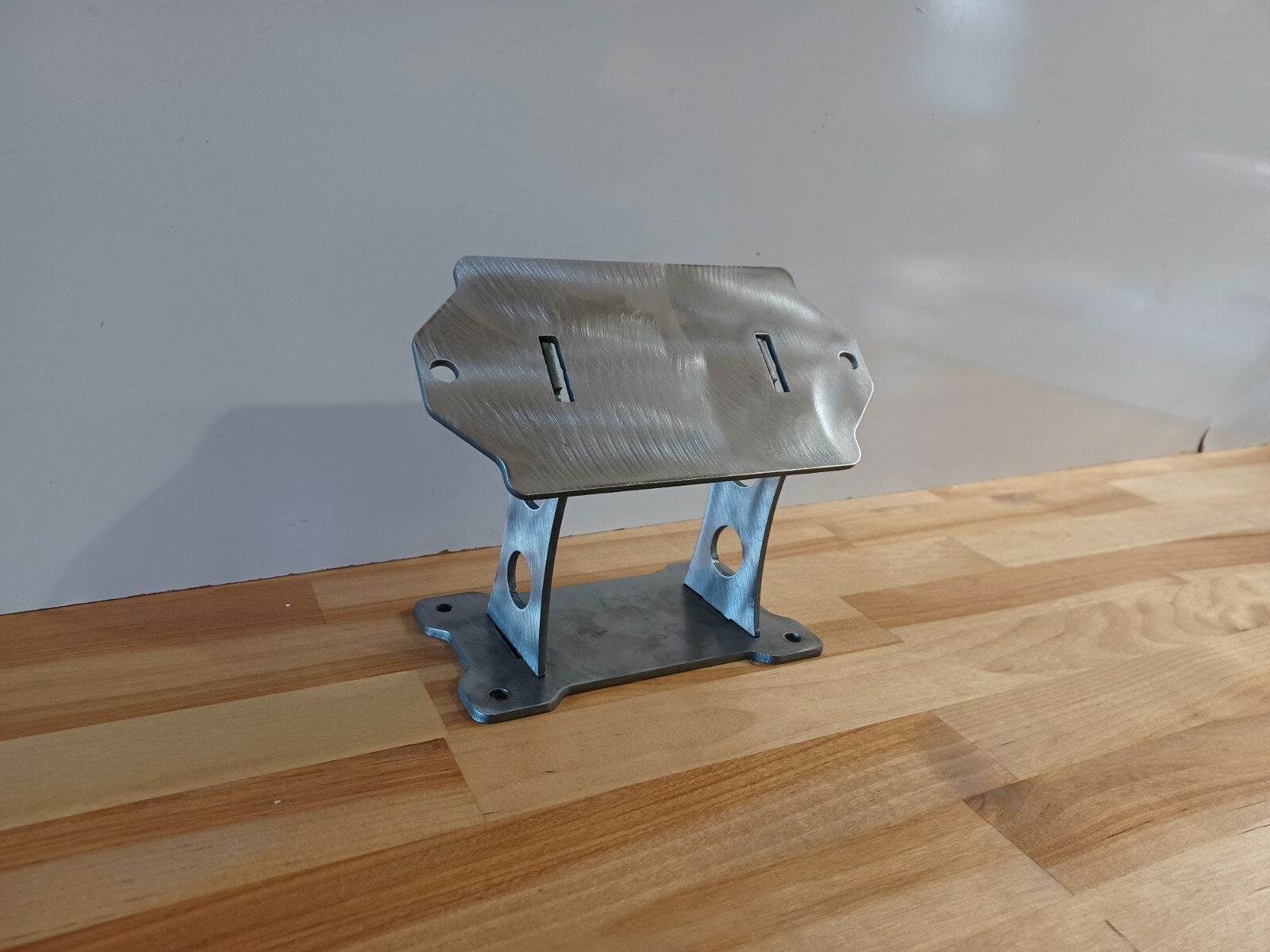 Air Lift Valve Block Mount Manifold Bracket Dual Arm Pedestal Air Ride