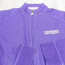 Johnnie-O Women M Golf TOMI Highpoint University Jacket Purple Full Zip LS