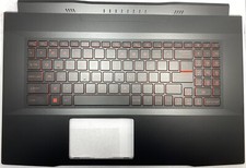 New MSI Katana GF76 Keyboard Backlit Red MS-17L1 MS-17L3 Palmrest Cover USA