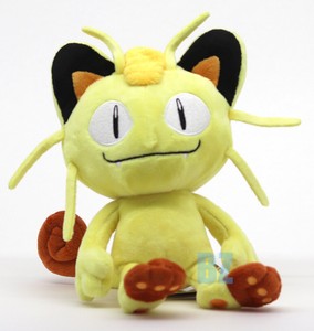 GENUINE Pokemon Meowth Stuffed Plush 8