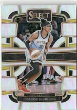 2023-24 Panini Select WNBA Silver Prizm Diamond DeShields Chicago Sky #100