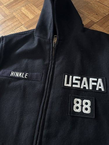 Vintage USAFA Air Force Academy 100% Wool Jacket Cadet Parka Coat 80’s Small - Picture 8 of 18