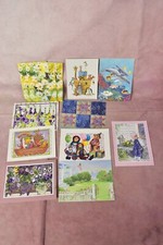 12 blank miscellanous greeting cards, no envelopes, great for crafts