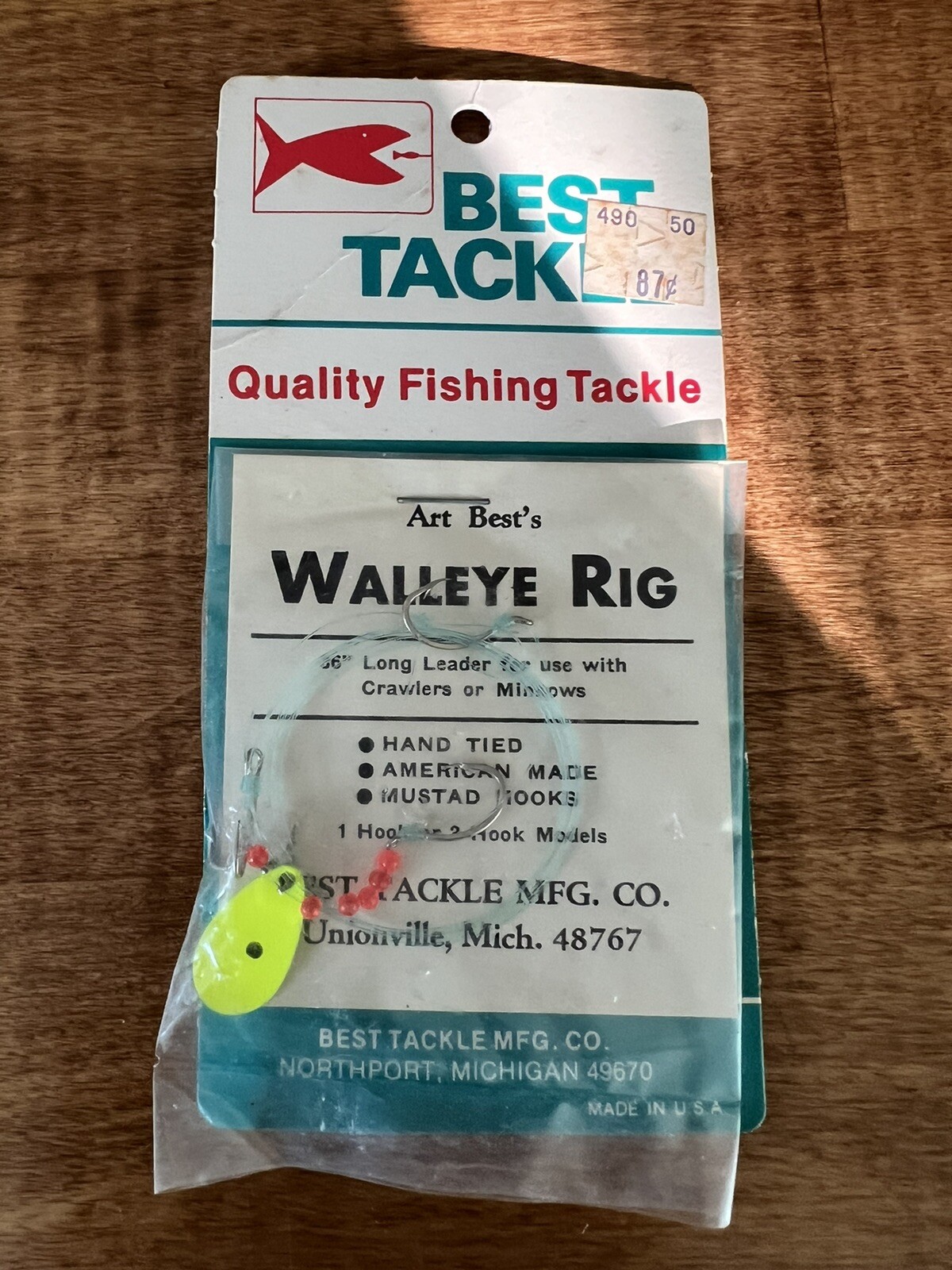 Best’s Tackle Mfg. Co. Walleye Rig NIP eBay