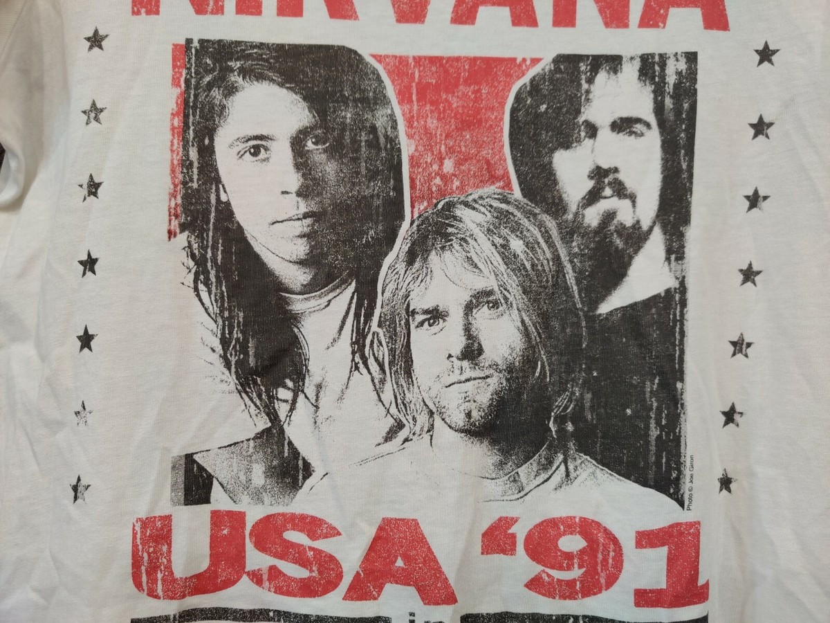 Nirvana Concert Tour USA 1991 Music Vintage Retro 90s Shirt Nirvana Concert Tour USA 1991 Music Vintage Retro 90s Shirt